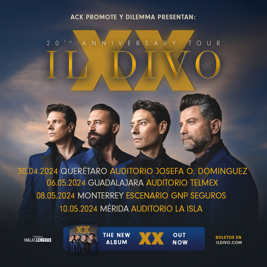 Il Divo, México Tour XX Aniversario