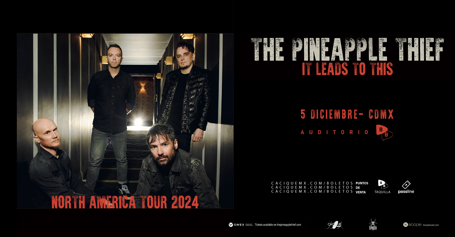 The Pineapple Thief anuncia show en México