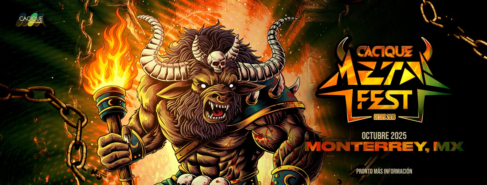 Cacique Metal Fest: Todos los detalles.