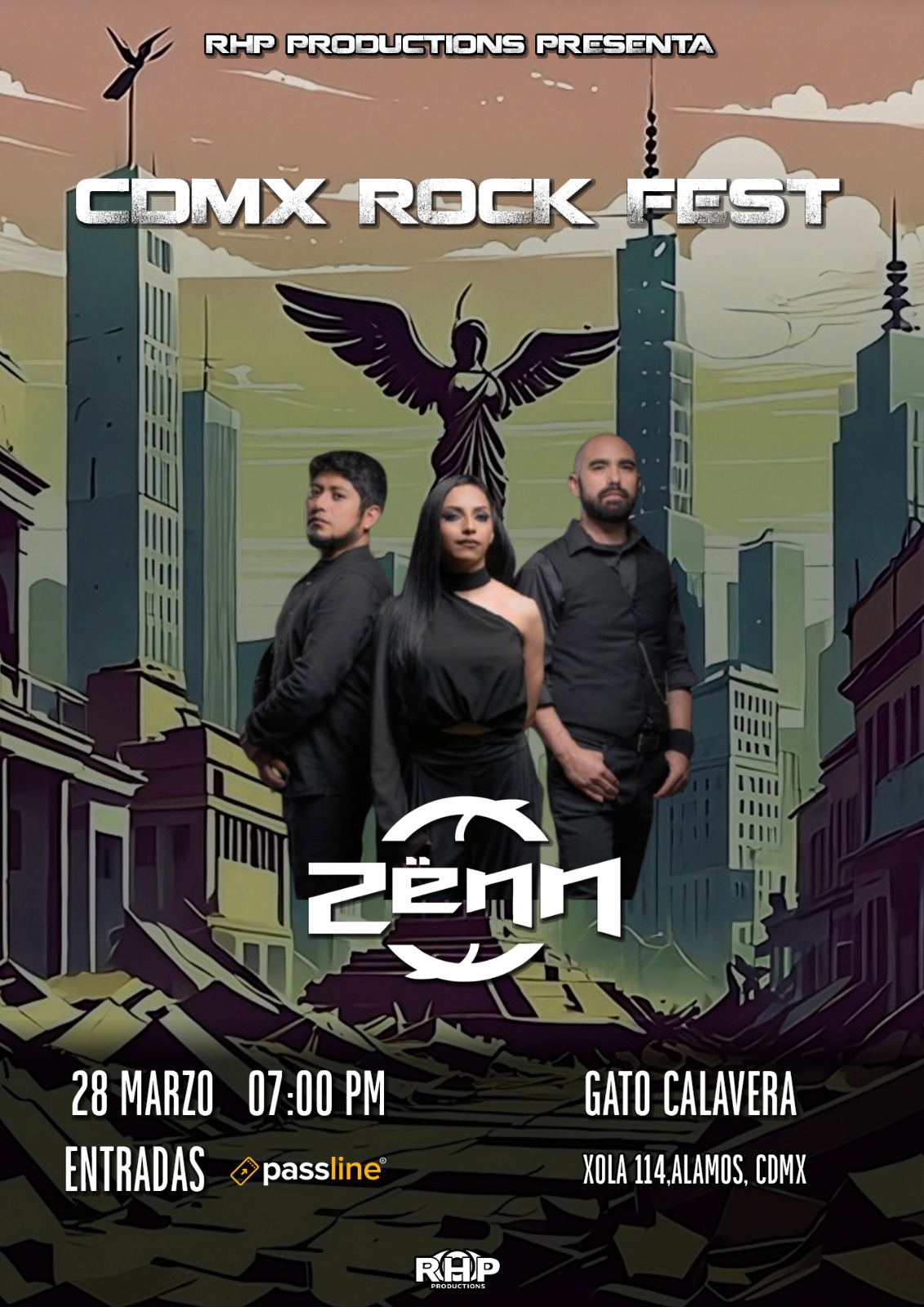 Zënn encabeza la primera edición del CDMX Rock Fest