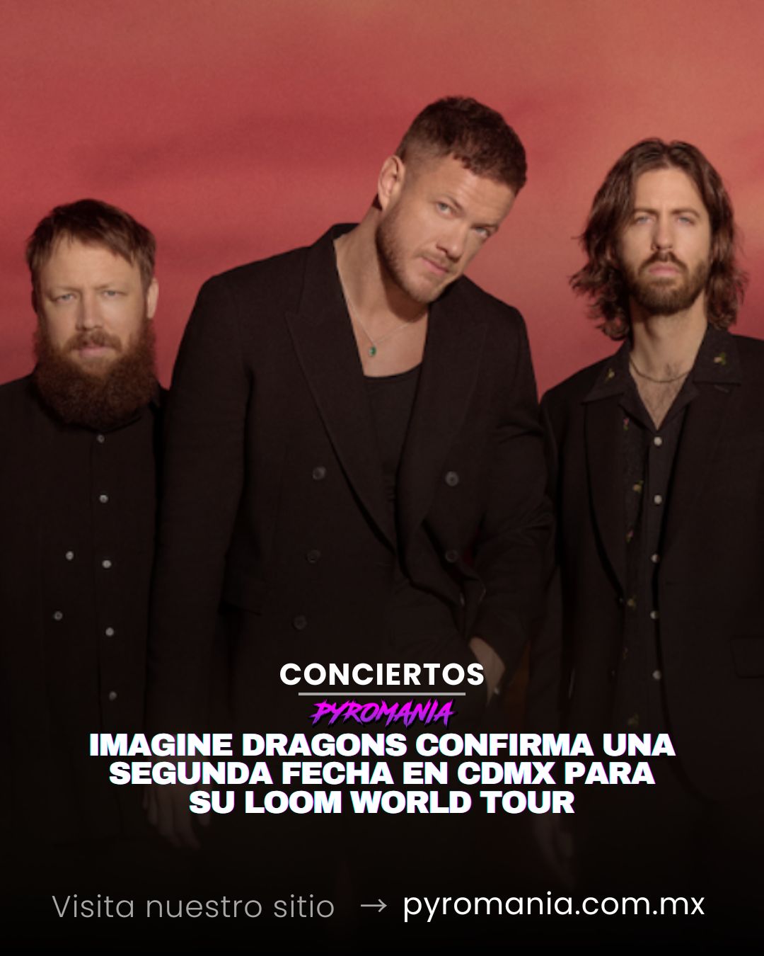 Imagine Dragons confirma una segunda fecha en CDMX para su LOOM World Tour