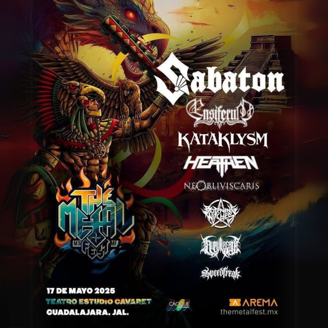 The Metal Fest cambia de sede en Guadalajara: Teatro Estudio Cavaret será el nuevo hogar de la edición 2025