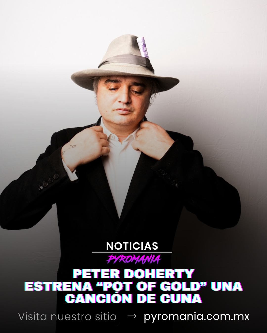 Peter Doherty nuevo sencillo, una canción de cuna: “Pot Of Gold”.