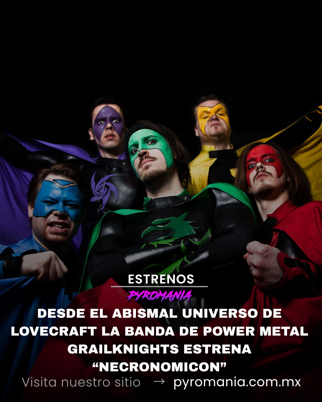 Grailknights Super Hero Metal estrena “Necronomicon”