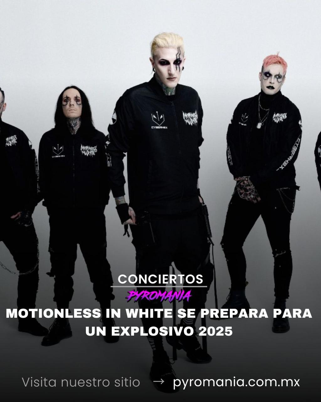 Motionless in White se prepara para un explosivo 2025