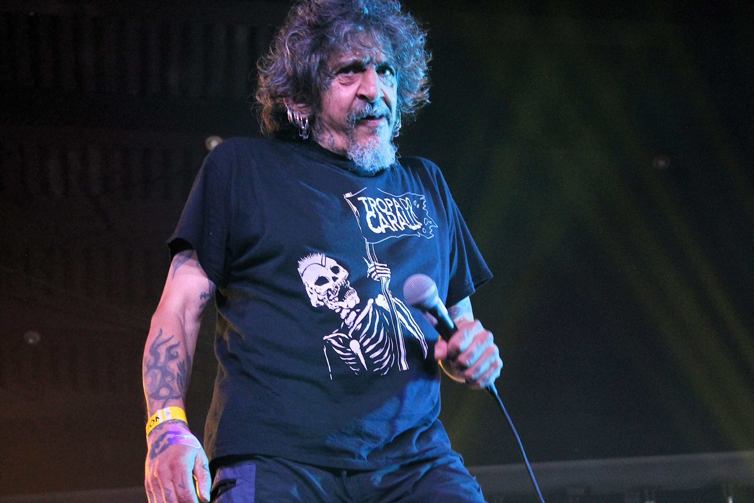 Evaristo en Guadalajara, la leyenda del punk en español.