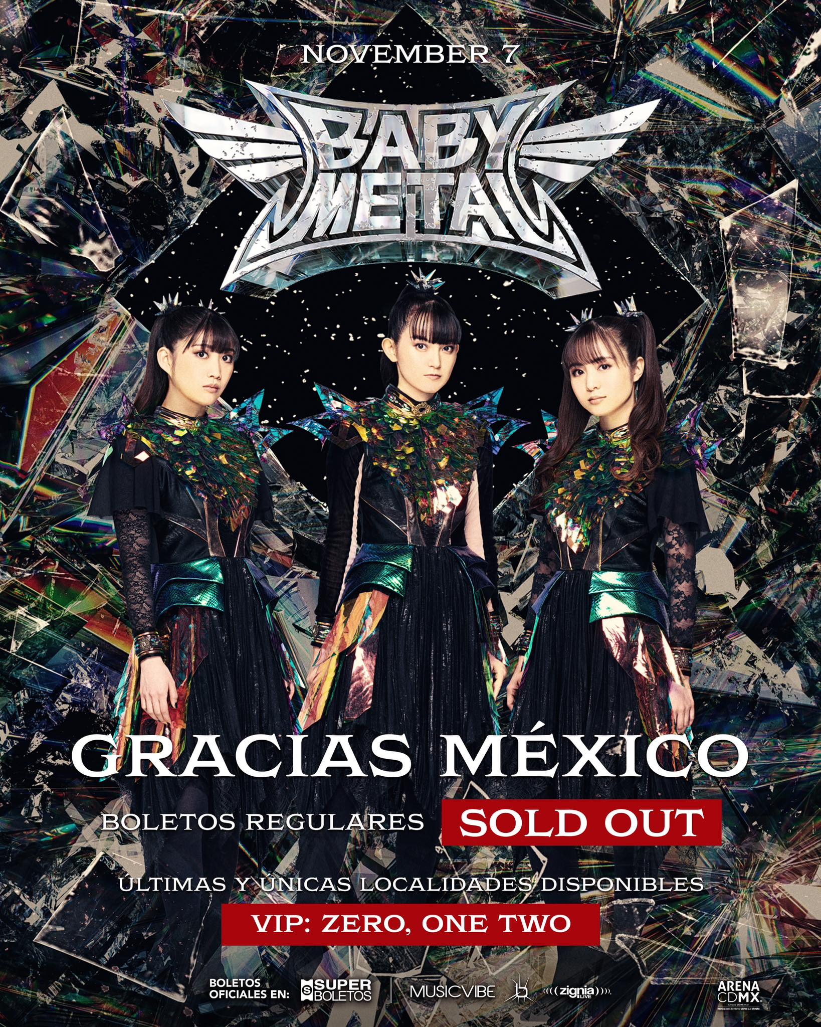 BABYMETAL agota entradas para su concierto en CDMX: ¡Sold Out total!