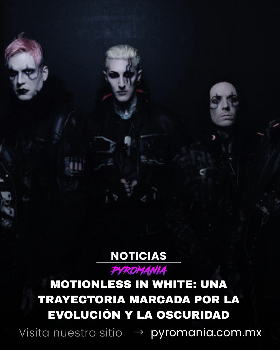 Motionless in White: una trayectoria marcada por la evolución y la oscuridad