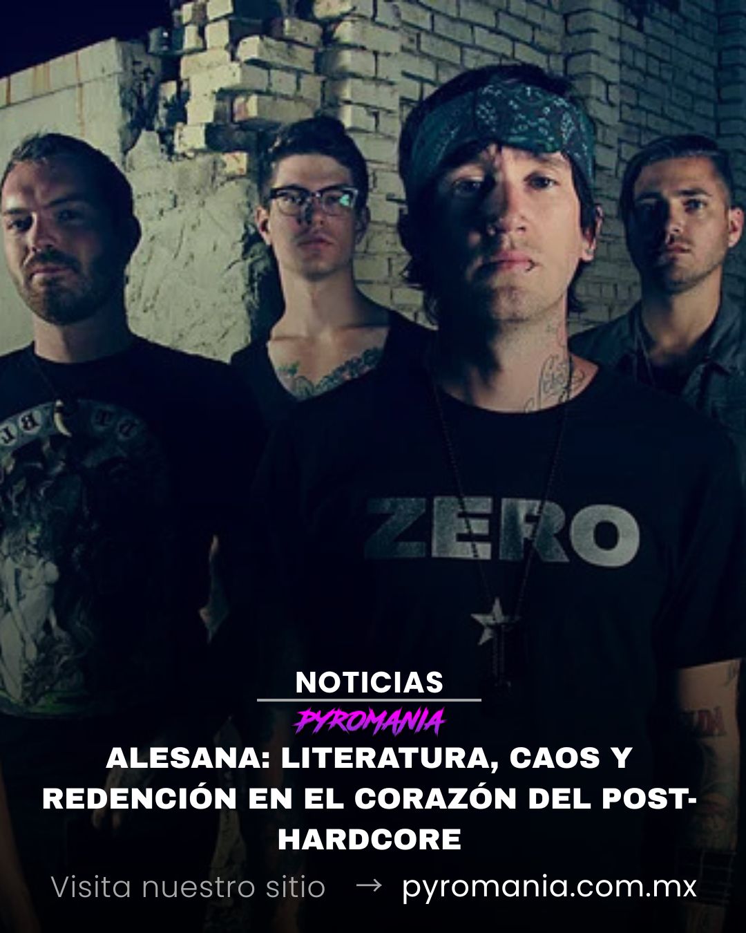 Alesana: literatura, caos y redención en el corazón del post-hardcore
